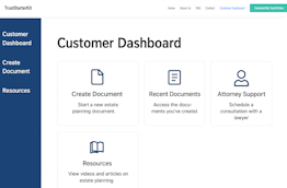 Customer Dashboard